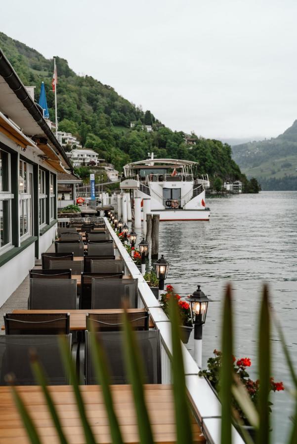 Seehotel Schwert Gersau Exteriör bild