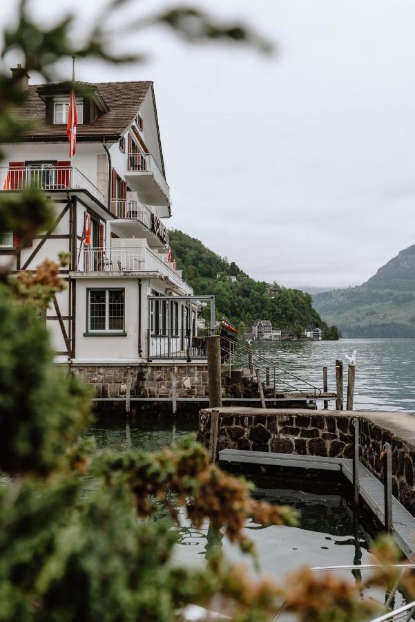 Seehotel Schwert Gersau Exteriör bild