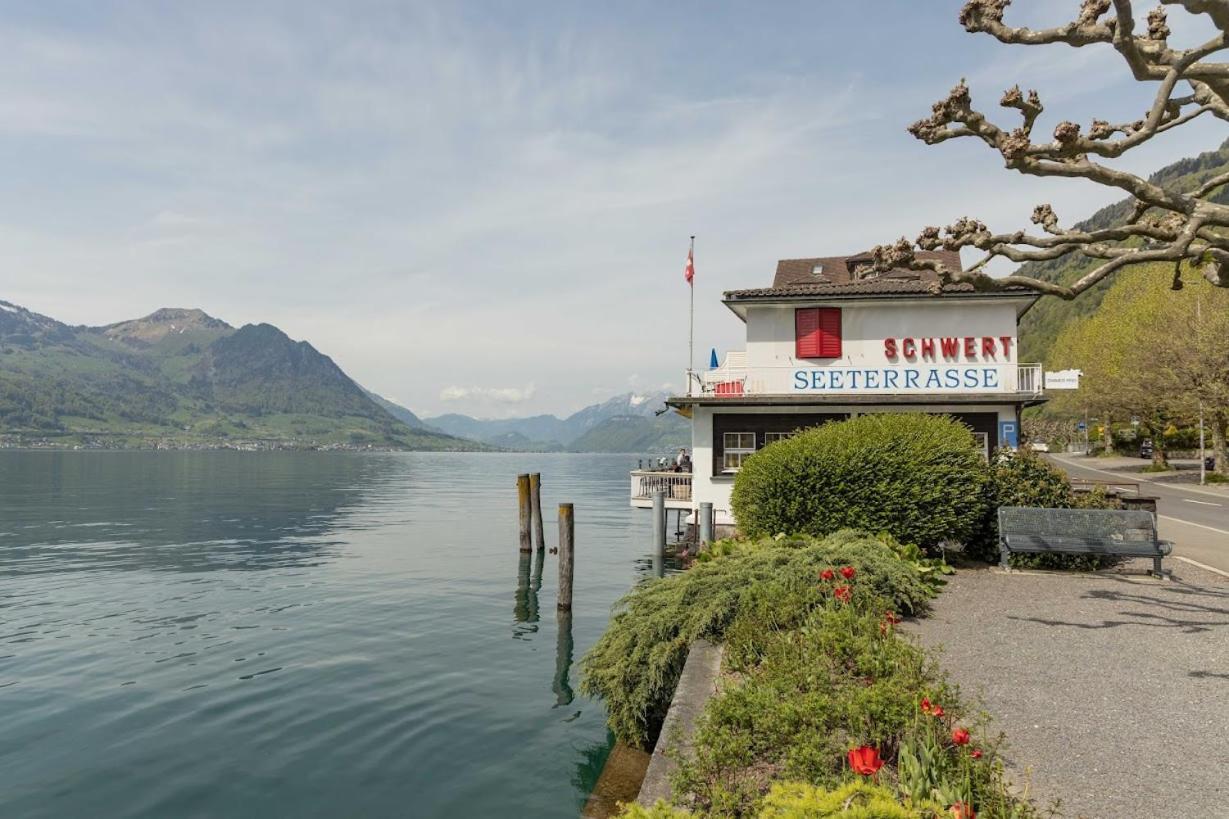 Seehotel Schwert Gersau Exteriör bild