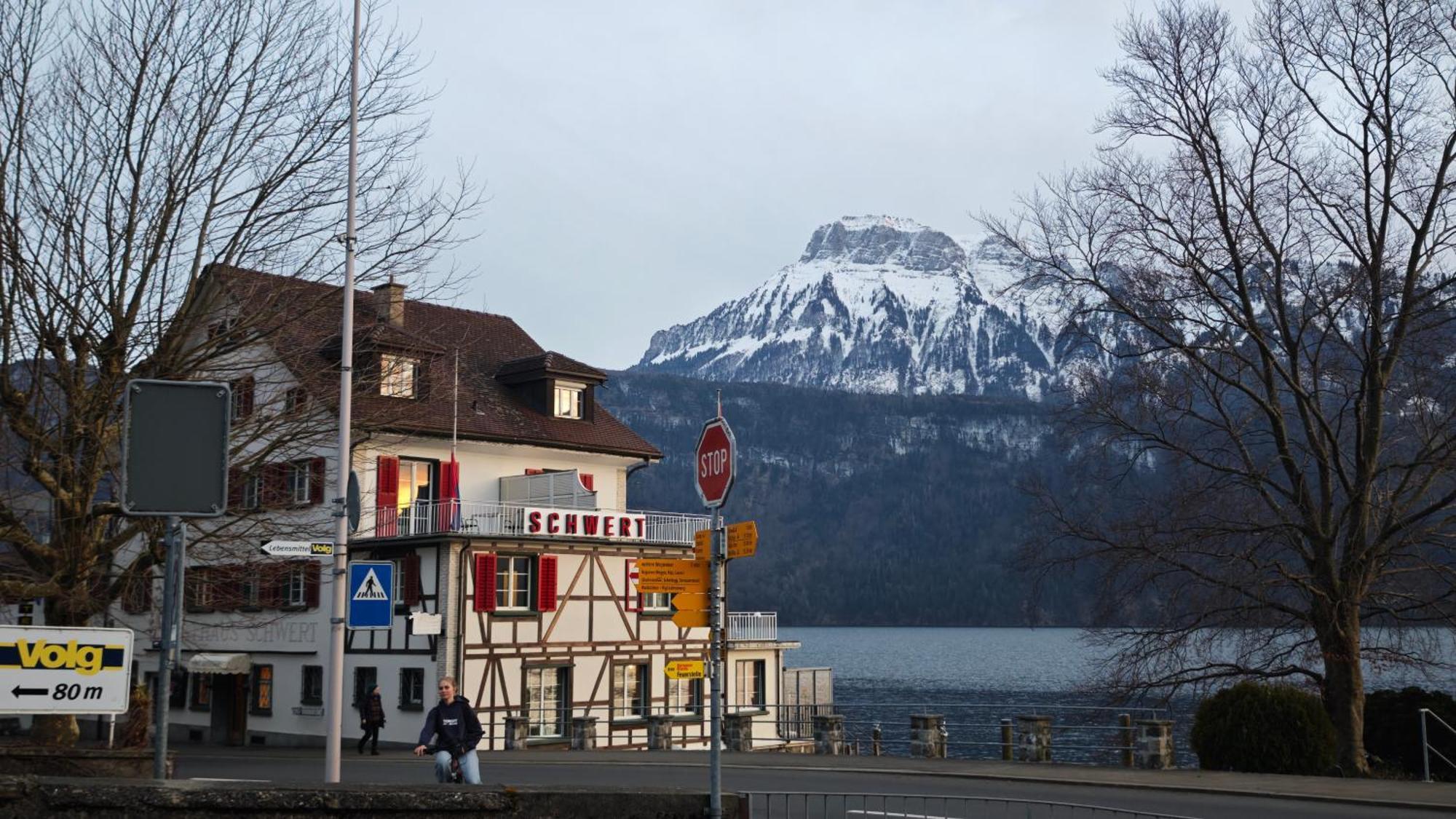 Seehotel Schwert Gersau Exteriör bild