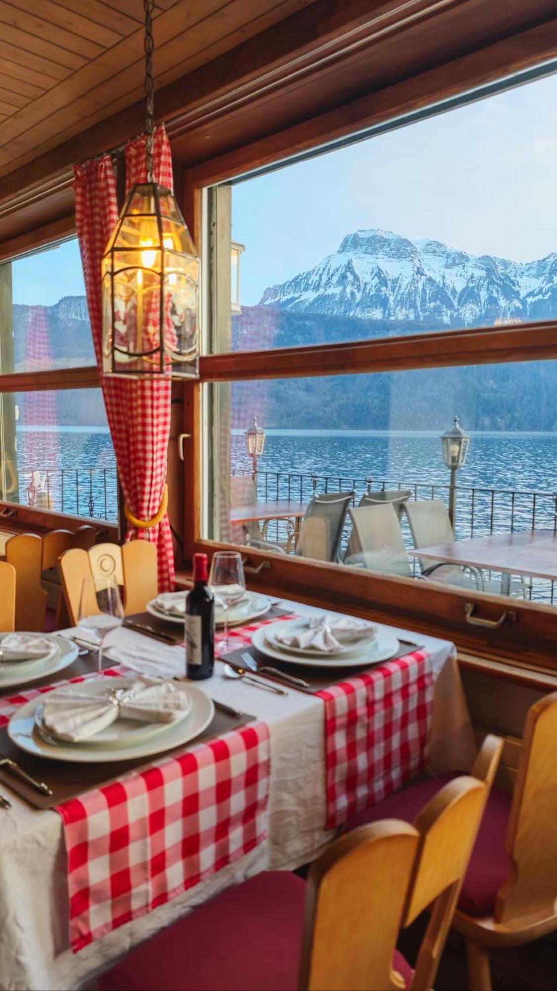 Seehotel Schwert Gersau Exteriör bild