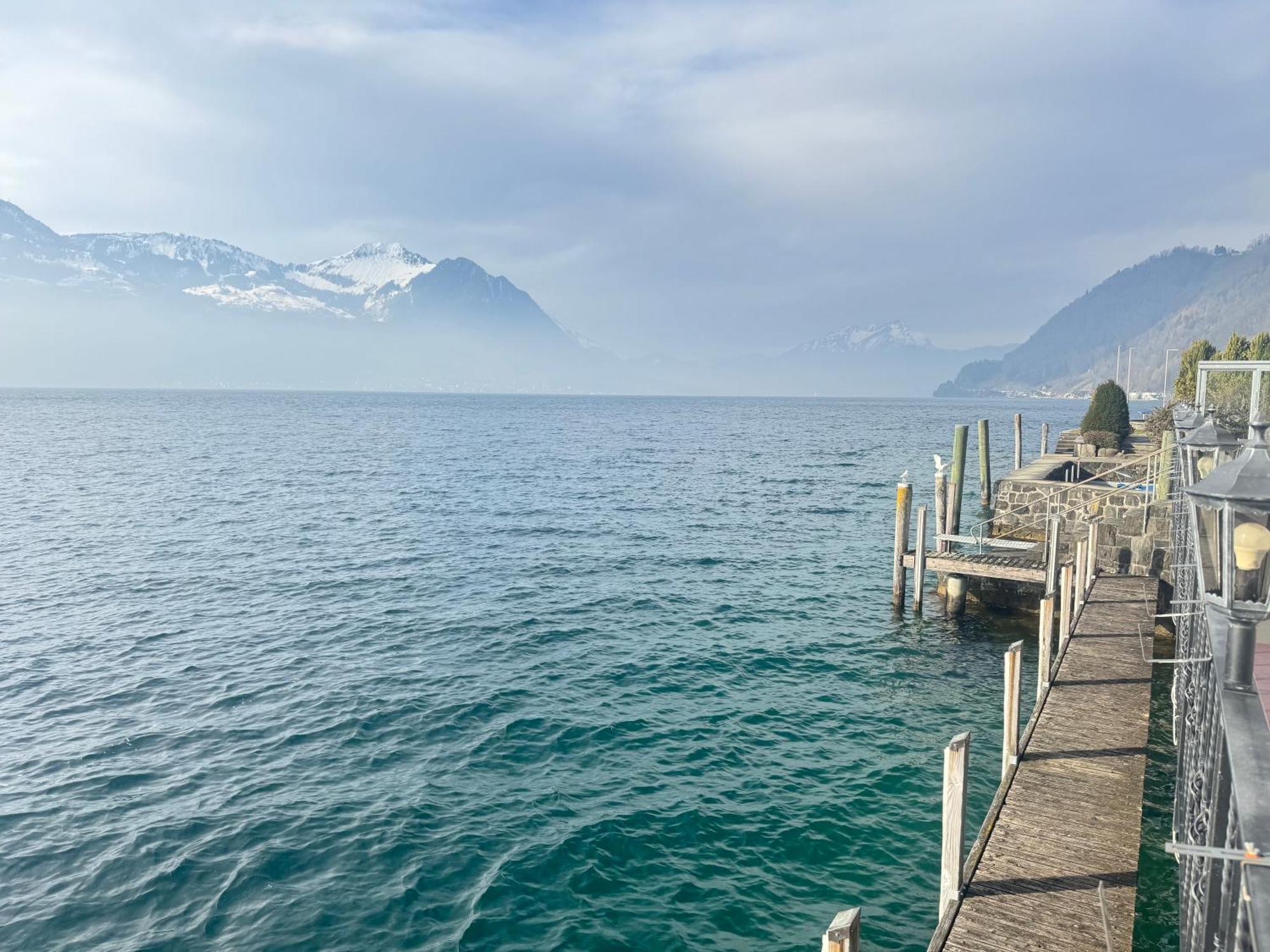 Seehotel Schwert Gersau Exteriör bild