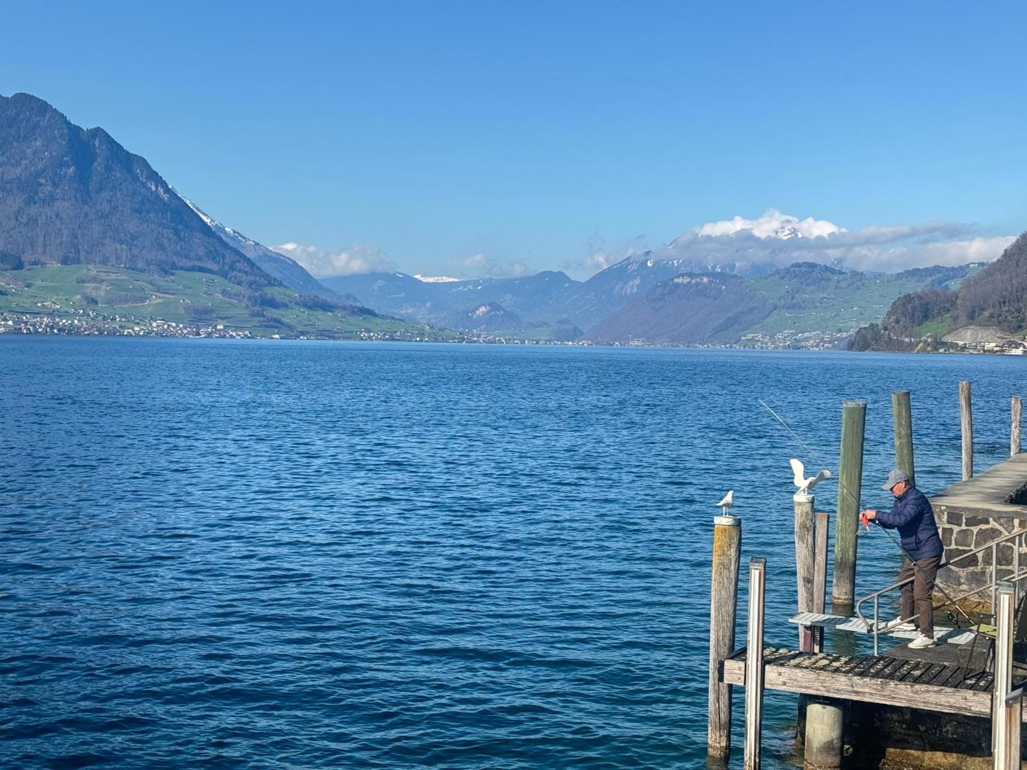 Seehotel Schwert Gersau Exteriör bild