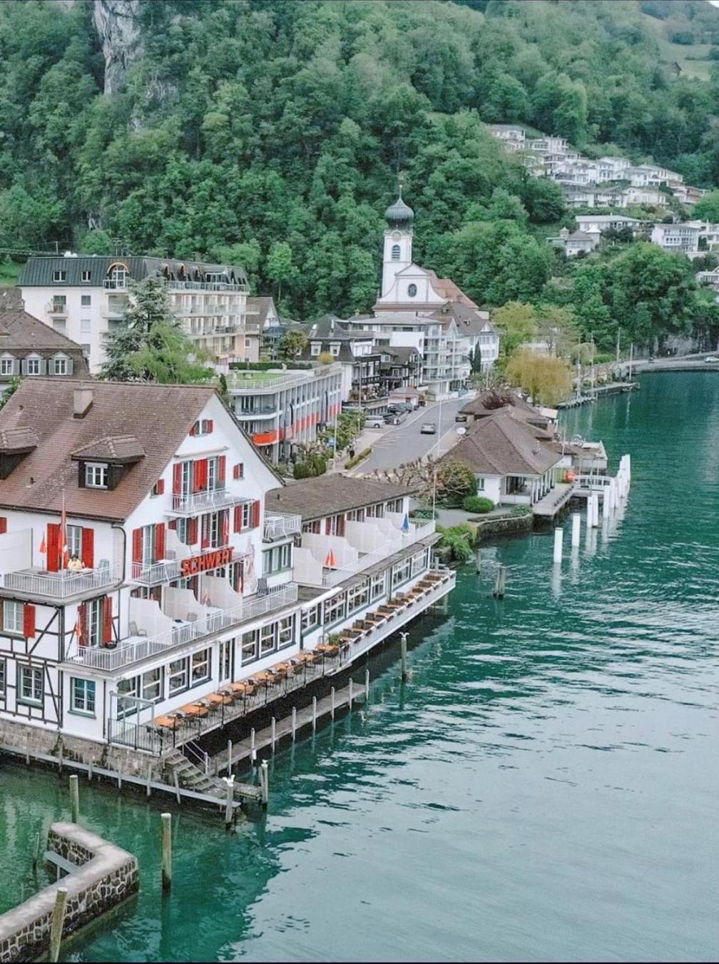 Seehotel Schwert Gersau Exteriör bild